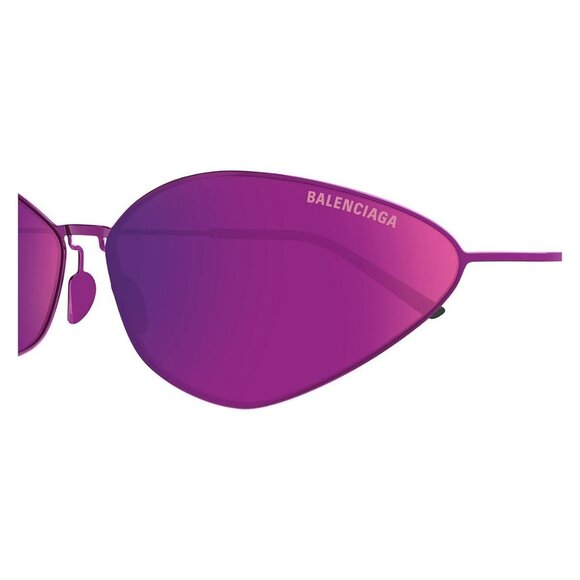 New BALENCIAGA Pink Cat Eye BB0350S 003 Sunglasses Women - Picture 3 of 4
